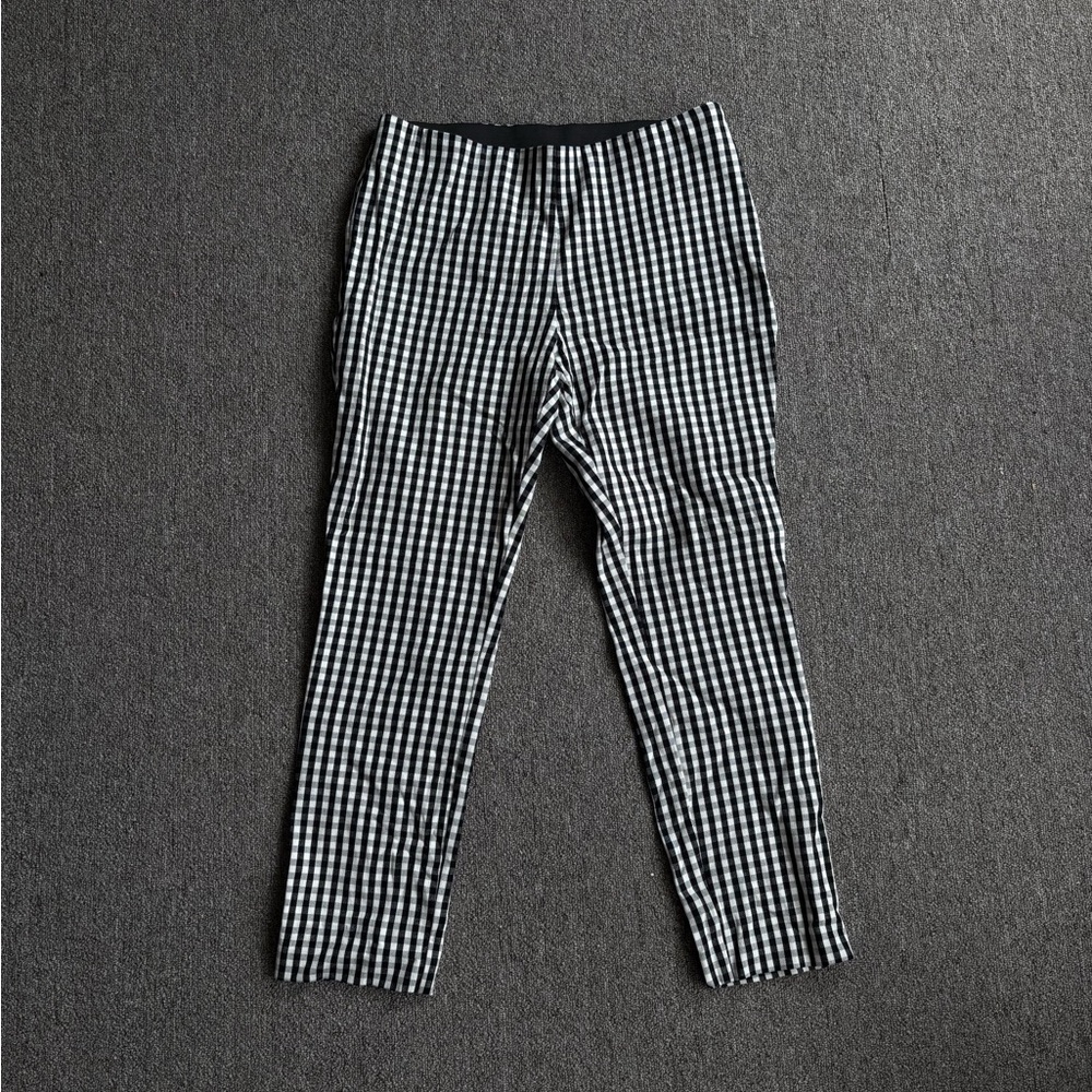 a new day Black and White Gingham Pants